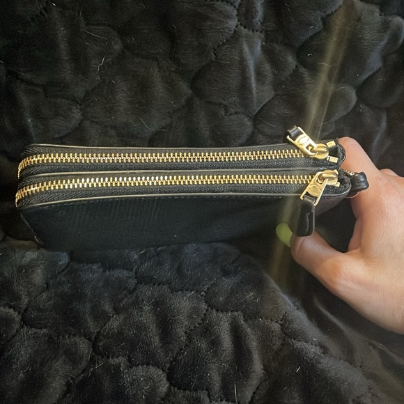 Coach pebbled leather double zip wristlet - Picture 5 of 6